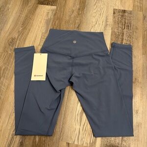 Lululemon Align leggings size 4 washed denim blue 28” inseam New with tag